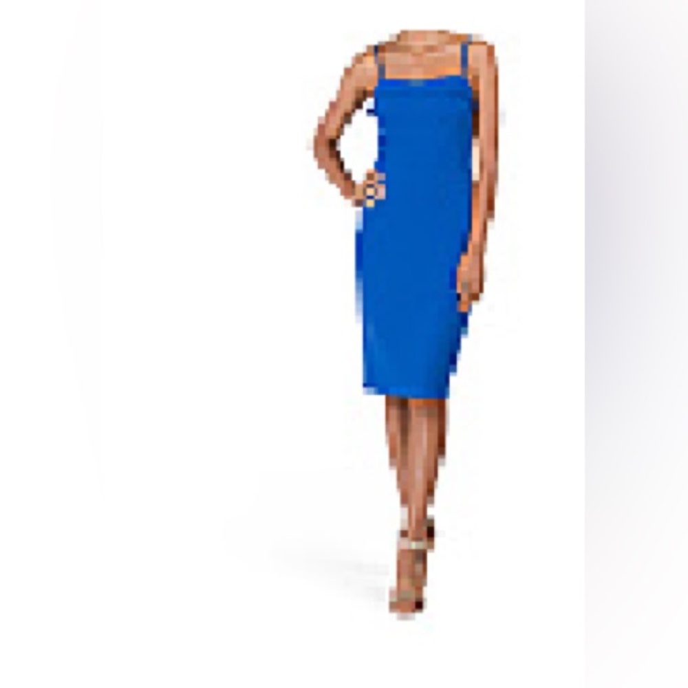 Rachel Rachel Roy Sleeveless Blue  Dress Spaghetti Straps NWT MSRP $109 SZ L
